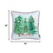 Homeroots Multi Color Christmas Trees Printed Decorative Throw Pillow Cover 18 x 18 in. 355450 - alternate 4